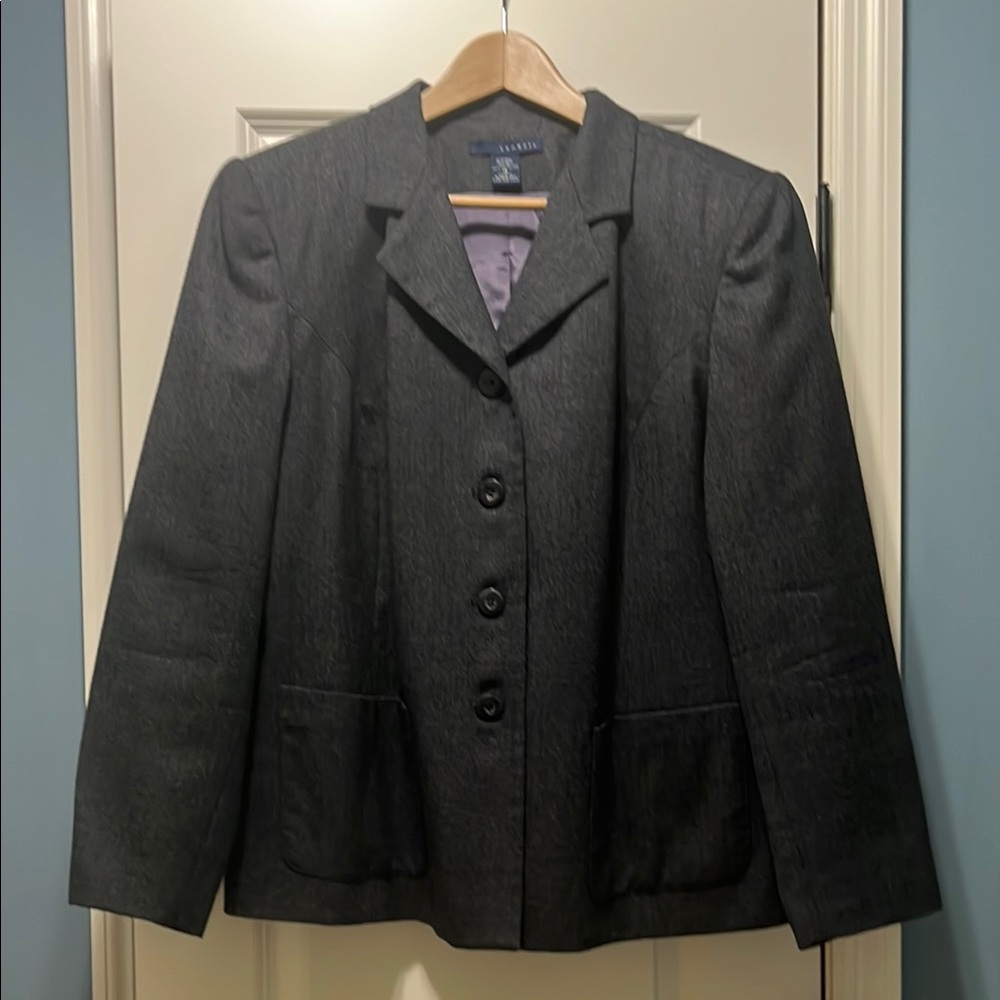 Venezia Gray Blazer Tailored Fit Professional